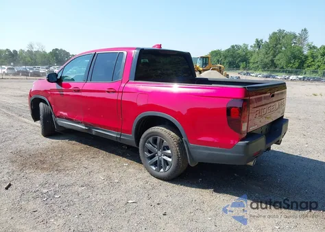 2025 Honda Ridgeline Sport from USA, damaged, VIN 5FPYK3F18SB007238